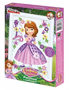 Большой рисунок с пайетками - София прекрасная (Десятое королевство, 01838ДК)